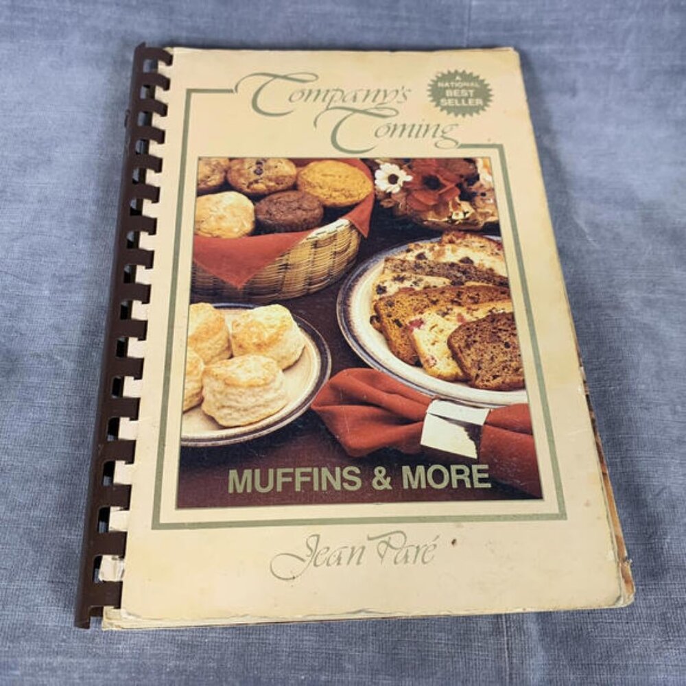 Muffins and More Companys Coming Spiral By Jean Pare Vintage 1983